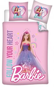 Barbie Follow Your Heart gyerek ágyneműhuzat 100×135 cm, 40×60 cm