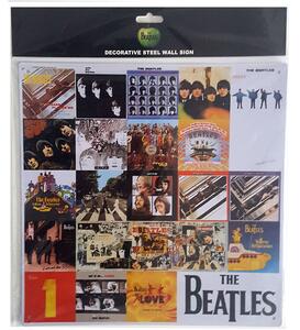 Fém tábla The Beatles - Chronology, (30 x 30 cm)