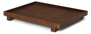 Ferm LIVING - Bon Wooden Tray Large Smoked Oak - Lampemesteren