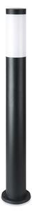 V-TAC kültéri, rozsdamentes acél, fekete állólámpa, 80 cm, E27 foglalattal - SKU 8978