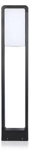 V-TAC 10W kültéri LED lámpa oszlop 80 cm, meleg fehér, fekete házzal - SKU 20113