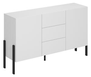 Komod fiokokkal Wezilo 154 cm - fehér supermat