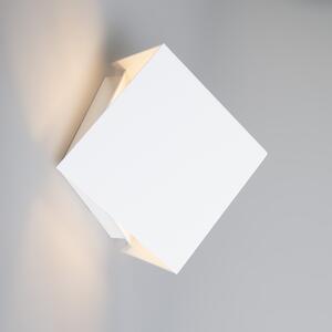 2 db modern fehér fali lámpa - Cube