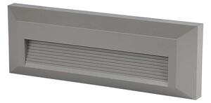 V-TAC 3W szürke LED lépcsővilágítás, IP65, meleg fehér - SKU 211331