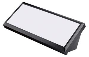 V-TAC Landscape 12W kültéri fali LED lámpa természetes fehér, fekete házzal, 100 Lm/W - SKU 6808