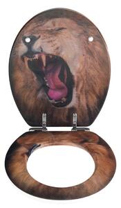 Lion WC-ülőke 3D képpel, 44,5 x 38 cm - Wenko