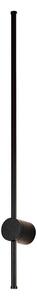 V-TAC 12W Fekete fali lámpa, IP65, meleg fehér, 115 Lm/W - SKU 6834