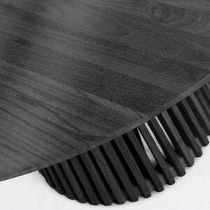 Irune fekete asztal, ⌀ 120 cm - Kave Home