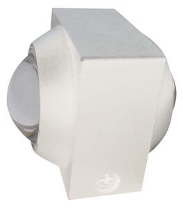 V-TAC mini 2W kültéri fali COB LED lámpa, 2 irányú szögletes, fehér házzal, meleg fehér - SKU 23029
