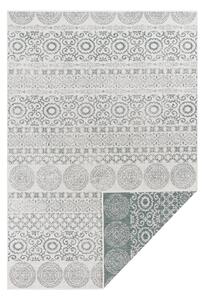 Circle zöld-fehér kültéri szőnyeg, 80 x 150 cm - Ragami