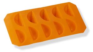10 adagos narancs gerezd alakú szilikon jégkocka készítő