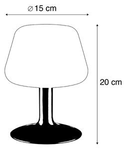 Asztali lámpa acél háromlépcsős fényerő-szabályozóval, LED-del - Tilly