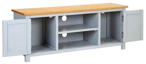 Tömör tölgyfa tv-szekrény 120 x 35 x 48 cm