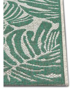 Monstera zöld-bézs kültéri szőnyeg, 200 x 290 cm - NORTHRUGS