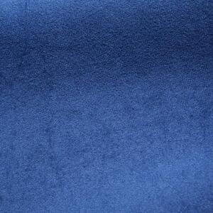 Egyszínű kék bársonyfüggöny 300 cm