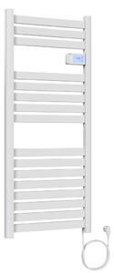 Elektromos design radiátor digitális termosztáttal NERO Italia AF-04W - 50 x 120 cm