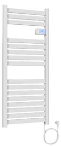 Elektromos design radiátor digitális termosztáttal NERO Italia AF-04W - 50 x 120 cm