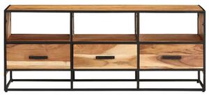 VidaXL tömör akácfa TV-szekrény 110 x 30 x 45 cm