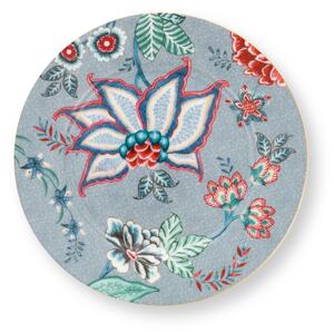 Pip Studio - Flower Festival - világoskék porcelantál - 17 cm