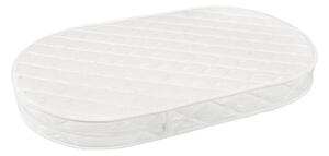 RUCKI Kókuszos ovális matrac maxi, 72x10x125, fehér