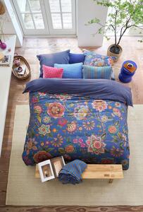 Pip Studio Bombay Bold Dark Blue - 2 részes ágyneműhuzat szett