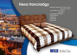 Hexa franciaágy (Méret: 140x200)