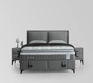 Livora Aloe Premium ágykeret és matrac szett - 160x200x33 cm - Ágykeret és 7 zónás Táskarugós matrac