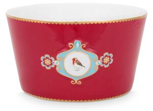 Tál Love Birds medál vörös 15cm