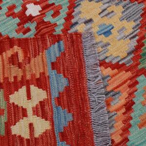 Kilim szőnyeg Chobi 244x179 kézi szövésű afgán gyapjú kilim
