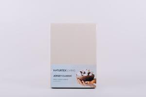 Jersey homok lepedő 90-100x200 cm