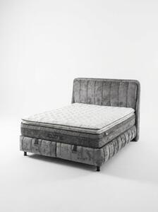 Livora Elite Ágyneműtartós Ágykeret és 7 Zónás Táskarugós Matrac Szett - 160x200x31 cm - Comfort Párnás Táskarugós Matrac