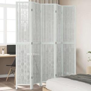 VidaXL 5 Paneles Paraván - Fehér - 175-180x220cm