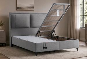 Livora Aloe Premium Ágykeret - 160x200 cm - Ágyneműtartós Ágykeret