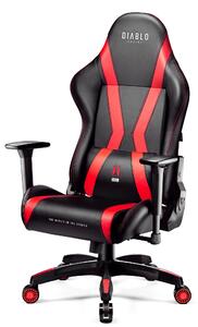 Diablo X-Horn 2.0 gamer szék Nagy méret: Fekete-piros Diablochairs