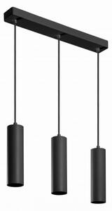 Lámpa Mennyezeti lámpatest TRESOS II, 3xGU10, aluminum, IP20, max. 3x20W, fekete