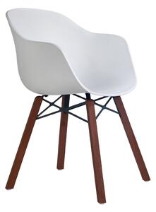 Globe-K Wox Iroko fa lábú műanyag szék