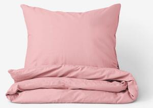 Goldea pamut ágyneműhuzat garnitúra - pasztell rózsaszín 140 x 220 és 70 x 90 cm