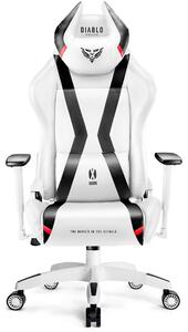 Diablo X-Horn 2.0 gamer szék Nagy méret: Fehér-fekete Diablochairs
