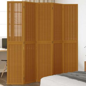 5 Paneles Bambusz Térelválasztó - 175-180 x 200 cm