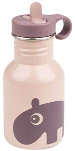 Rózsaszín rozsdamentes palack Done by Deer Ozzo 350 ml