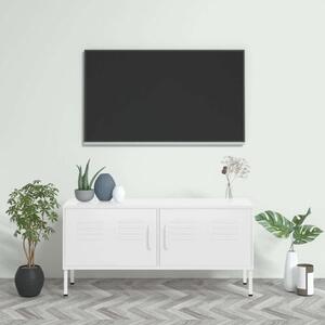 VidaXL Acél TV-szekrény - Fehér - 105x35x50 cm