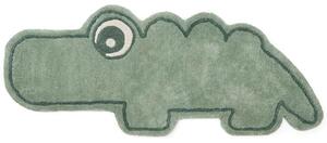 Zöld pamut szőnyeg krokodil formájú Done by Deer Croco
