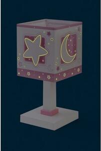 Dalber gyereklámpa - 'moonlight' rózsaszín asztali lámpa