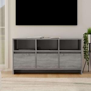 Modern TV Szekrény - Szürke Sonoma - 102x37,5x52,5 cm