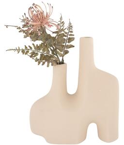 Organic shape váza, homok, H27 cm