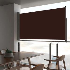 VidaXL barna behúzható oldalsó terasz napellenző 160 x 300 cm