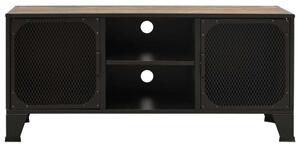 Rusztikus barna fém és mdf tv-szekrény 105 x 36 x 47 cm