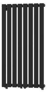 Gamma Vertical, fűtőelem 600x1100 mm, 737 W, matt fekete, GMA-VERT-11060-BK