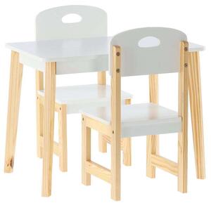 Gyerekasztal székekkel #fehér