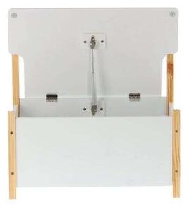 Fehér tároló doboz egyben pad is 60x34,5x56 cm